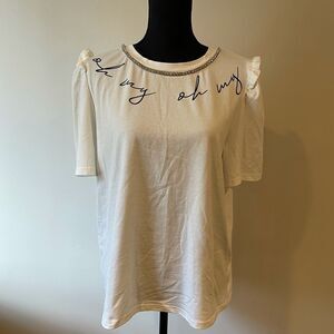 On Twelfth Oh My Jeweled Top